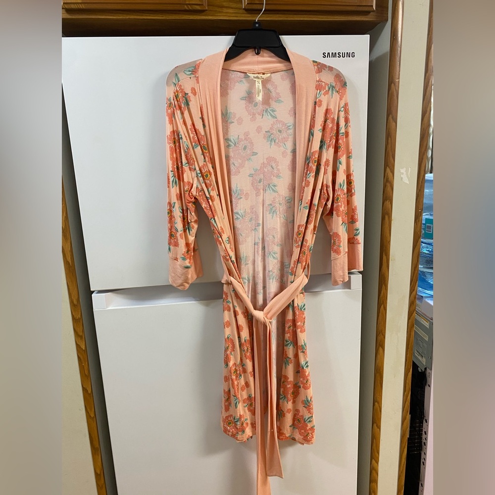 Matilda Jane Peach Floral Robe - Picture 2 of 6